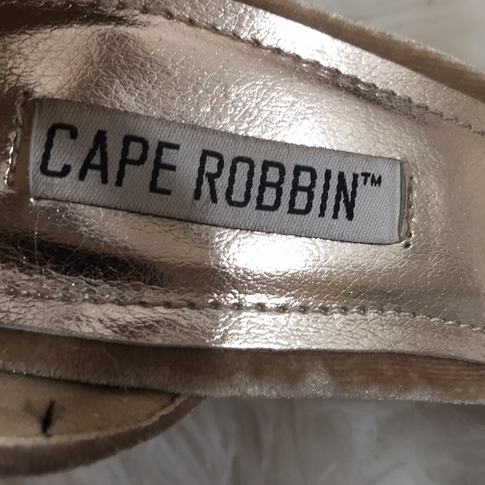Cape Robbin Maria Buckle Strap Heels Nude size 7 - Picture 6 of 11